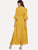 Scalloped Laser Cut Self Belted Maxi Dress