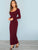 Square Neck Fitted Solid Maxi Dress