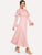 Flounce Sleeve Ruffle Trim Maxi Dress