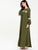 Floral Appliques Bishop Sleeve Maxi Dress