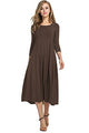 Patchwork Casual Loose Boho Long Maxi