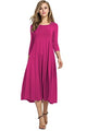 Patchwork Casual Loose Boho Long Maxi