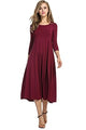 Patchwork Casual Loose Boho Long Maxi