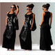 Floral Print Boho Beach Dress Tunic Maxi Dress