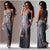 Long Maxi Dress Casual Cat Print