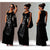 Long Maxi Dress Casual Cat Print