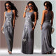Long Maxi Dress Casual Cat Print