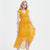 Plus Size Chiffon Casual Slim V-neck White Dress