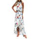 Boho Floral Long Maxi Dress Sleeveless