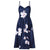 Sexy V-Neck Strap Maxi Vintage Dress