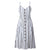 Sexy V-Neck Strap Maxi Vintage Dress