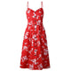 Sexy V-Neck Strap Maxi Vintage Dress