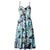 Sexy V-Neck Strap Maxi Vintage Dress