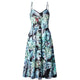 Sexy V-Neck Strap Maxi Vintage Dress