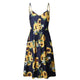 Sexy V-Neck Strap Maxi Vintage Dress