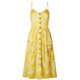 Sexy V-Neck Strap Maxi Vintage Dress