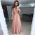Solid Spring Maxi Ladies Dresses