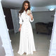 Solid Spring Maxi Ladies Dresses