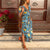 Floral Print Office Shirt Maxi Dresses
