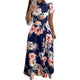 Casual Short Sleeve Bandage Party Dress