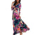 Floral Print Maxi Dress Boho Style Long