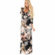 Floral Print Maxi Dress Boho Style Long
