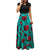 Floral Print Bohemian Beach Maxi Dress