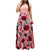 Floral Print Bohemian Beach Maxi Dress