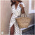 Long Dress Dot Beach Dress Maxi Dress